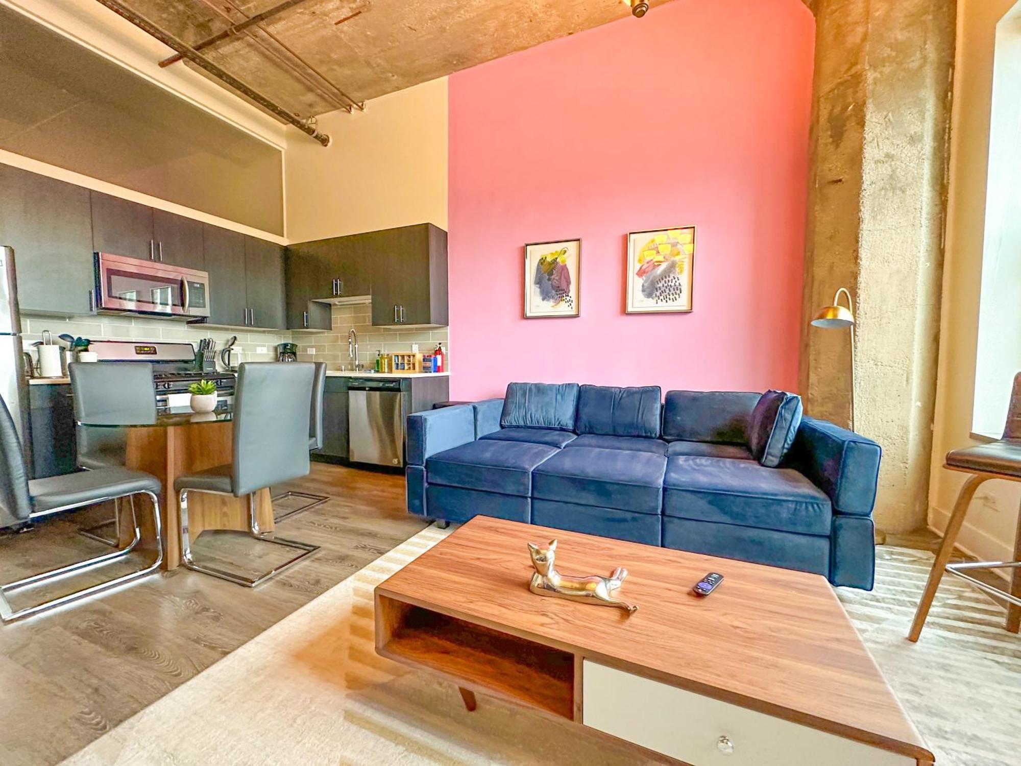 Modern 2Br Loft With Amazing City Skyline View And Optional Parking For 8 Guests Near Mccormick Place And Soldier Field 芝加哥 外观 照片